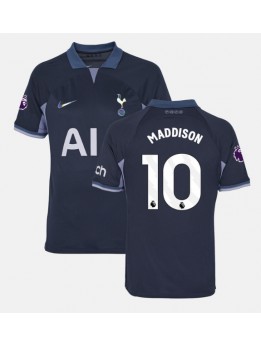 Tottenham Hotspur James Maddison #10 Replika Borta Kläder 2023-24 Kortärmad